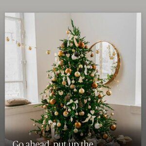 Deep gold  ornaments   3 different sizes